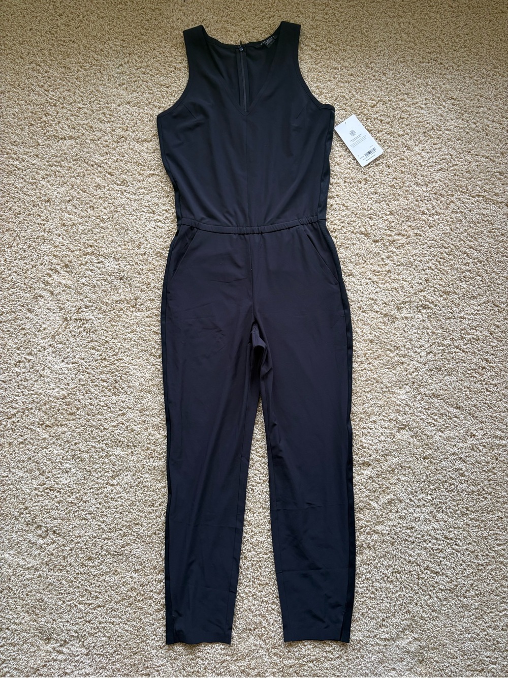 NWT Athleta Brooklyn Jumpsuit - Black Size 2